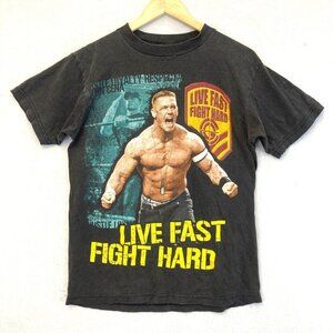 Vintage Y2K 2002 John Cena T-Shirt Size Small Shirt Wrestling Fight Hard 54 WWE